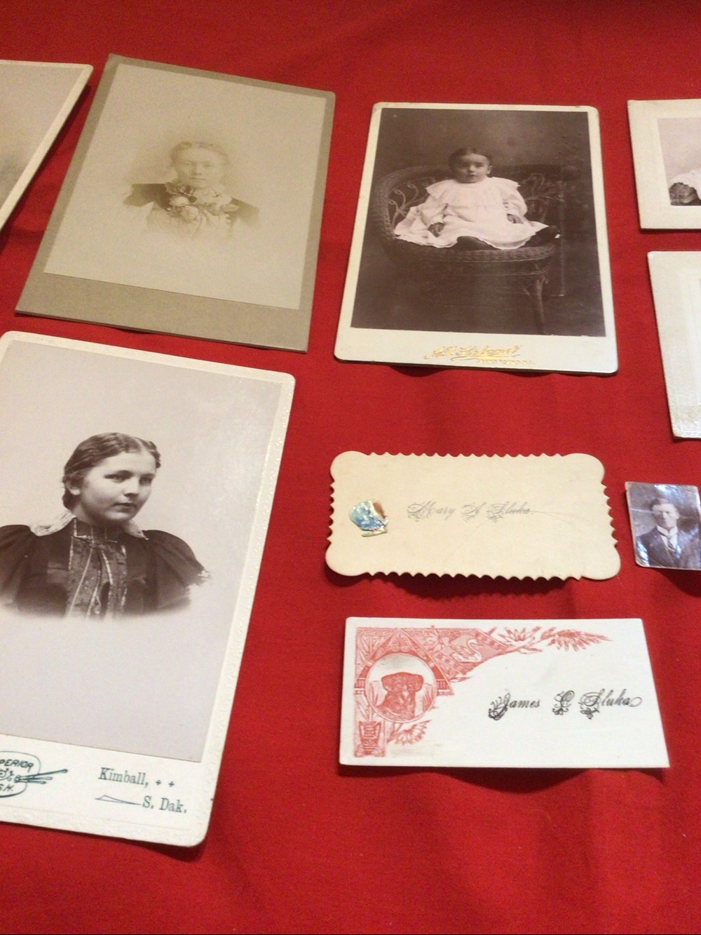 Antique Lot of 11 Cabinet Cards + 2 Antique Calling Cards - Picture 2 of 9